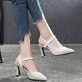 Scarpin de Couro - Salto Bloco Confortável (Promoção Mês do Consumidor)