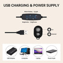 Iluminador Ring Ligth Anel Luz 26cm Make Fotos Com Tripé  Kit Completo